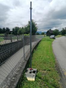 Baustellen-Signal-Tafel