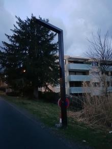 Parkplatzzufahrt Schulbrüderheim