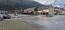 Unklare Ampelregelung Reichsstraße ( bei Schlüssel Koch ) > Ambergkreuzung > Amberggasse > Parkplatz Ambergpark